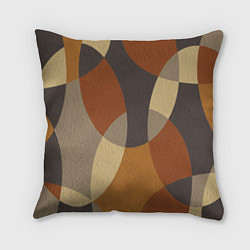 Подушка квадратная Графические цветные текстуры и паттерны, цвет: 3D-принт