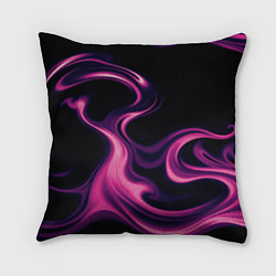 Подушка квадратная Color pink smoke, цвет: 3D-принт