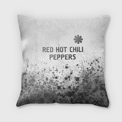 Подушка квадратная Red Hot Chili Peppers - white gradient посередине, цвет: 3D-принт