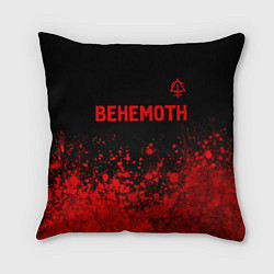 Подушка квадратная Behemoth - red gradient посередине, цвет: 3D-принт