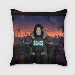 Подушка квадратная Bones в аниме, цвет: 3D-принт