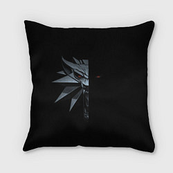 Подушка квадратная Зверь в полумраке - Ведьмак 3, цвет: 3D-принт