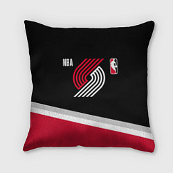 Подушка квадратная Трэйл Блэйзерс - линии, цвет: 3D-принт