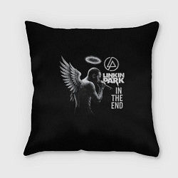 Подушка квадратная Честер Беннингтон ангел- In the end