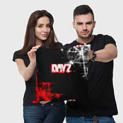 Подушка квадратная Dayz световые краски, цвет: 3D-принт — фото 2