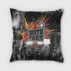 Подушка квадратная Герои из Южного парка, цвет: 3D-принт