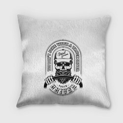 Подушка квадратная Водитель грузовика, цвет: 3D-принт