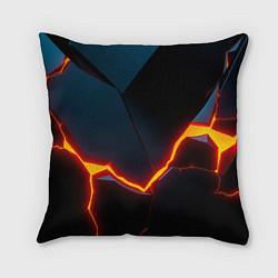 Подушка квадратная Breaking block, цвет: 3D-принт