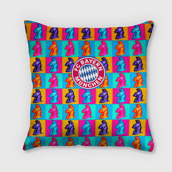 Подушка квадратная Fortnite x Bayern, цвет: 3D-принт
