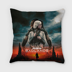 Подушка квадратная Главные герои Хищник планета смерти, цвет: 3D-принт