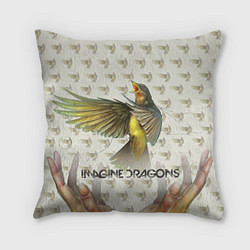 Подушка квадратная Imagine Dragons: Fly, цвет: 3D-принт