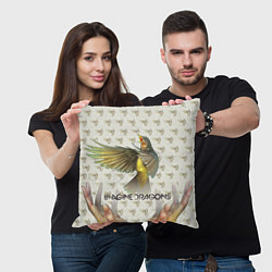 Подушка квадратная Imagine Dragons: Fly, цвет: 3D-принт — фото 2