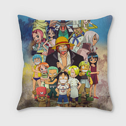 Подушка квадратная One Piece, цвет: 3D-принт