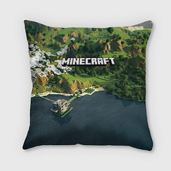 Подушка квадратная Minecraft Location, цвет: 3D-принт