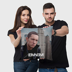 Подушка квадратная Eminem: It's Rap, цвет: 3D-принт — фото 2