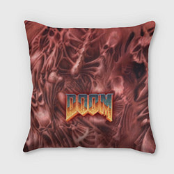 Подушка квадратная DOOM Classic, цвет: 3D-принт