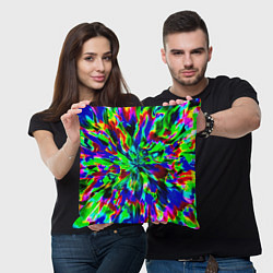 Подушка квадратная Оксид красок, цвет: 3D-принт — фото 2