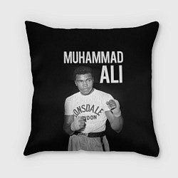 Подушка квадратная Muhammad Ali, цвет: 3D-принт