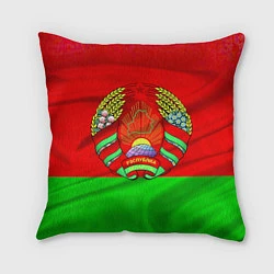 Подушка квадратная Белорусский герб, цвет: 3D-принт