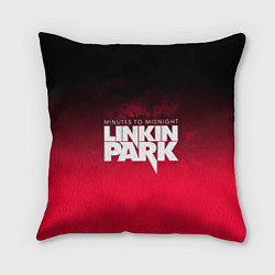 Подушка квадратная Linkin Park: Minutes to midnight, цвет: 3D-принт