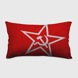Подушка-антистресс Флаг СССР: Серп и Молот, цвет: 3D-принт