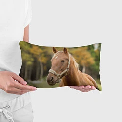 Подушка-антистресс Взгляд лошади, цвет: 3D-принт — фото 2