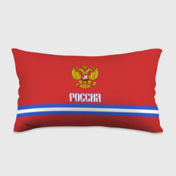 Подушка-антистресс Хоккей: Россия, цвет: 3D-принт