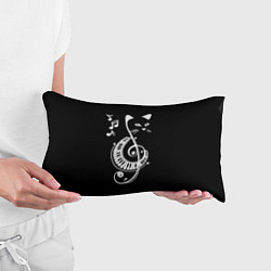 Подушка-антистресс Музыкальный кот, цвет: 3D-принт — фото 2