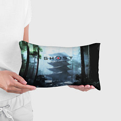 Подушка-антистресс Ghost of Tsushimа, цвет: 3D-принт — фото 2