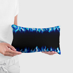 Подушка-антистресс Синий Огонь, цвет: 3D-принт — фото 2