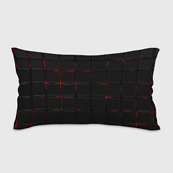 Подушка-антистресс 3D Плиты Red & Black, цвет: 3D-принт