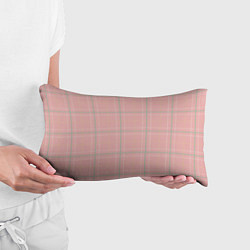 Подушка-антистресс Шотландка Розовая, цвет: 3D-принт — фото 2