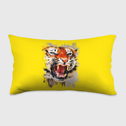 Подушка-антистресс Оскал тигра, цвет: 3D-принт