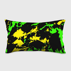Подушка-антистресс Желто-зеленый, цвет: 3D-принт