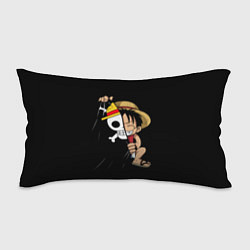 Подушка-антистресс ONE PIECE ЛУФФИ ЧЕРЕП СИМВОЛ, цвет: 3D-принт