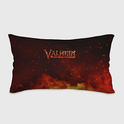 Подушка-антистресс Valheim огненный лого, цвет: 3D-принт