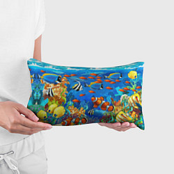 Подушка-антистресс Коралловые рыбки, цвет: 3D-принт — фото 2