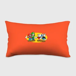 Подушка-антистресс CupHead x Mario, цвет: 3D-принт
