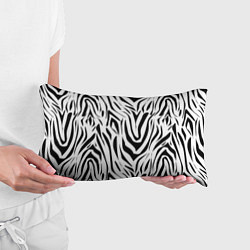 Подушка-антистресс Черно-белая зебра, цвет: 3D-принт — фото 2