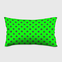Подушка-антистресс Звездный фон зеленый, цвет: 3D-принт
