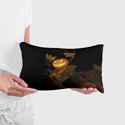 Подушка-антистресс Приветливая тыква на Хэллоуин, цвет: 3D-принт — фото 2