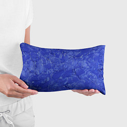 Подушка-антистресс Синие мазки, цвет: 3D-принт — фото 2