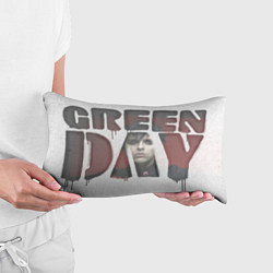 Подушка-антистресс Green day on wall, цвет: 3D-принт — фото 2