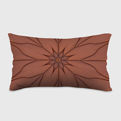 Подушка-антистресс Абстрактный цветок Оранжевый 1-29, цвет: 3D-принт