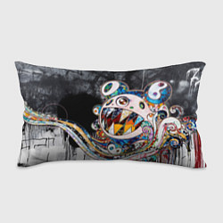 Подушка-антистресс Стрит-арт Такаси Мураками, цвет: 3D-принт