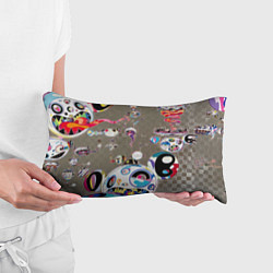 Подушка-антистресс Takashi Murakami арт с языками, цвет: 3D-принт — фото 2