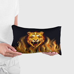 Подушка-антистресс Тигр В Пламени, цвет: 3D-принт — фото 2