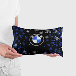 Подушка-антистресс НОВОГОДНИЙ БМВ НОВЫЙ ГОД BMW, цвет: 3D-принт — фото 2