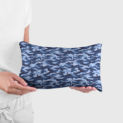 Подушка-антистресс Синий Камуфляж Camouflage, цвет: 3D-принт — фото 2