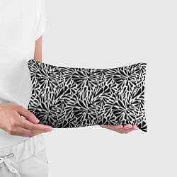 Подушка-антистресс Черно белый абстрактный узор, цвет: 3D-принт — фото 2